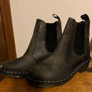 Dr marten grey boots